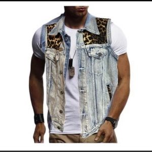 Denim vest Mens medium or women’s large